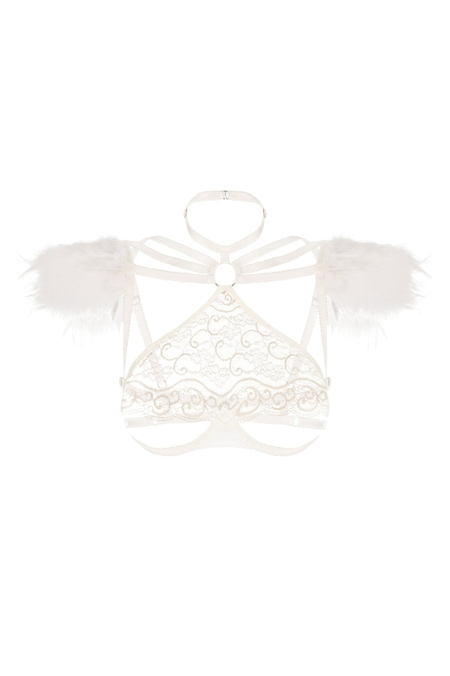 White Angel bra